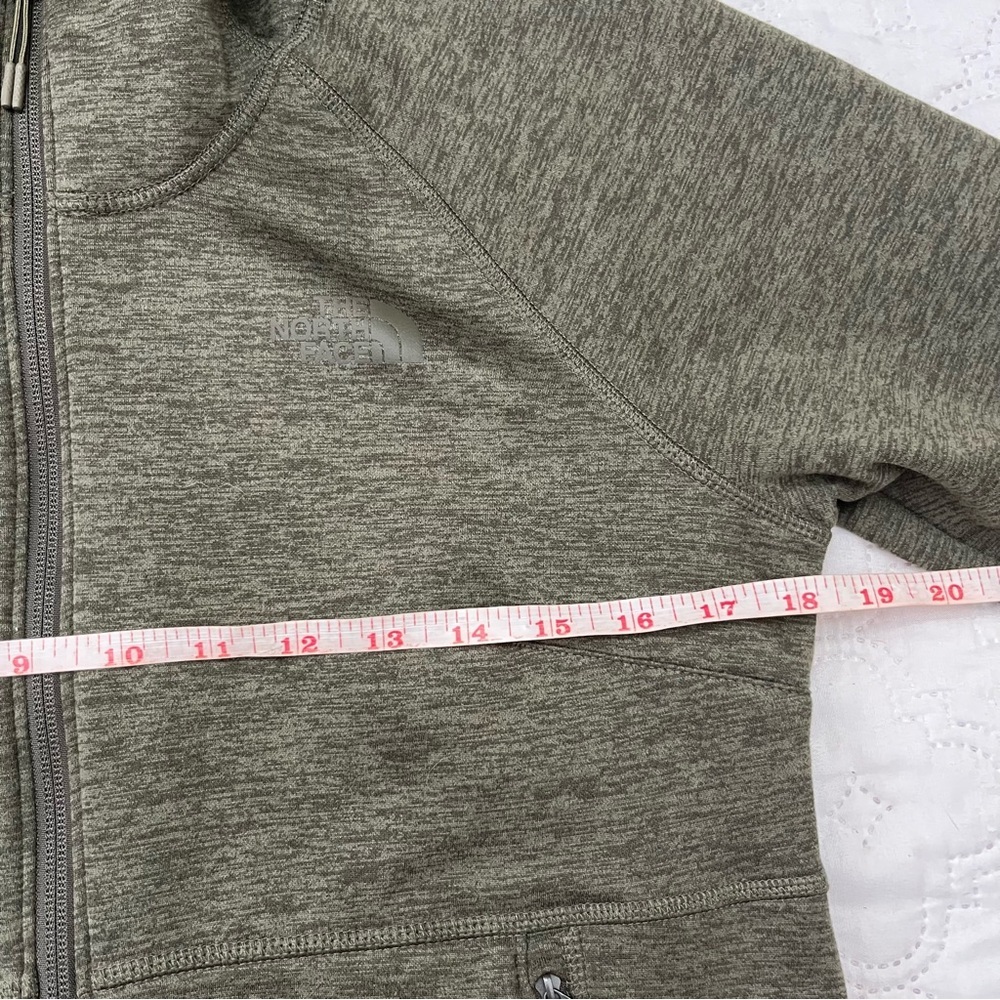 The North Face Canyonlands Full Zip Hoodie Olive Green Heather Size M - Picture 5 of 15